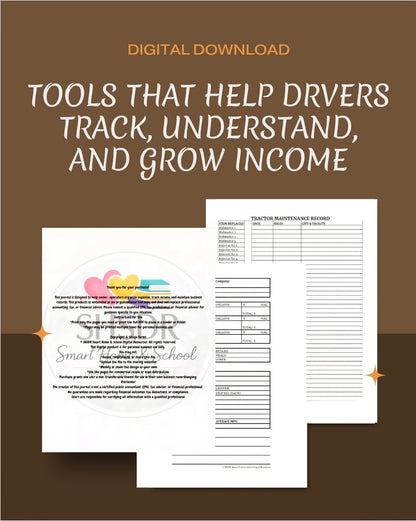 Business Operating Record - Owner Operator Long Haul Edition | Pro Management System